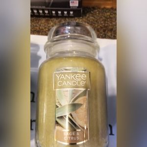 2/$40 large jar candles - sage and citrus